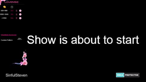 SinfulSteven online show from 22, 12, 2024