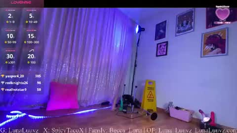Luna Luuvz online show from 7, 7, 2026