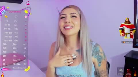 Megan rose online show from 16, 7, 2026