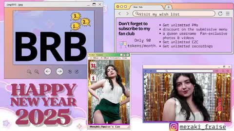 Snapshot of meraki_fraise chatting on 29, 12, 2024 online show from 29, 12, 2024