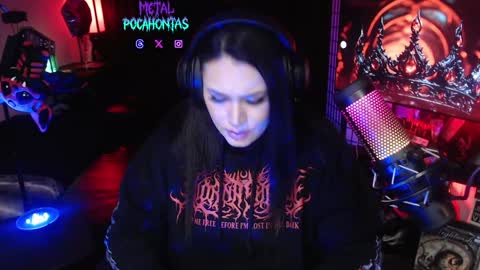 Snapshot of metalpocahotass chatting on 3, 1, 2025 MetalPocahotass online show from 3, 1, 2025