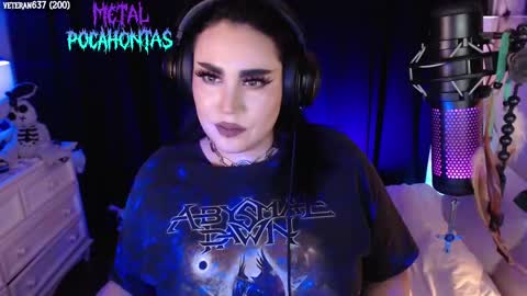 Snapshot of metalpocahotass chatting on 20, 10, 2025 MetalPocahotass online show from 20, 10, 2025