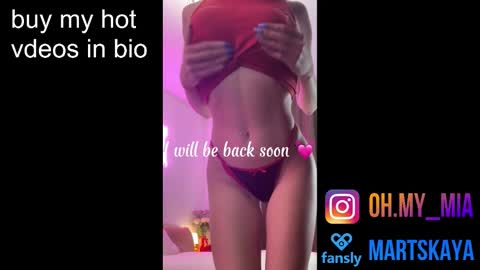 Mia Martskaya online show from 13, 1, 2026