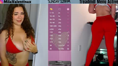 Mila Valentina online show from 12, 4, 2026