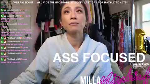 Snapshot of millamischief chatting on 30, 6, 2026 Milla Mischief online show from 30, 6, 2026