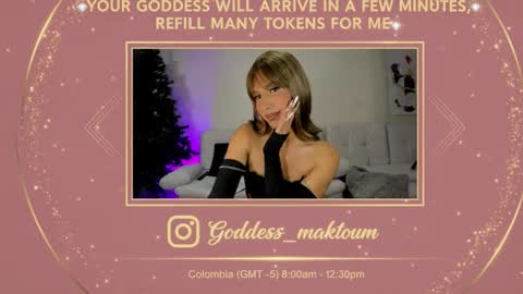 Goddess Myers  thumb up is important for me kisses  online show from 1, 12, 2025