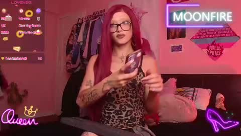 Snapshot of moonfiredance chatting on 6, 7, 2026 Nicky online show from 6, 7, 2026