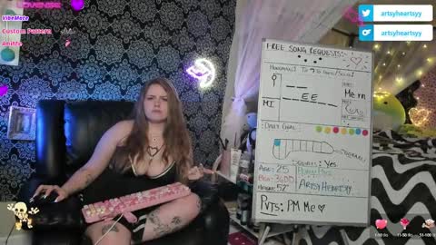 Snapshot of pawggoddess778 chatting on 10, 12, 2024 ArtsyHeartsyy online show from 10, 12, 2024