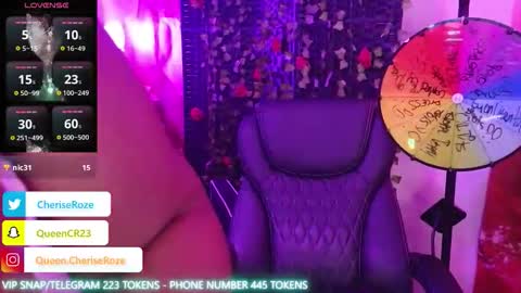 Queen Cherise Roze online show from 23, 11, 2025