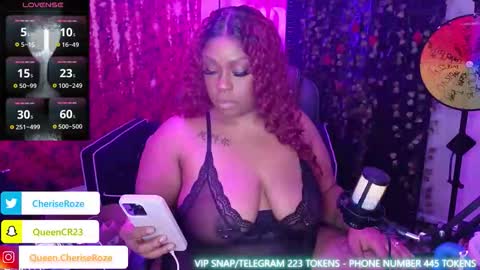 Queen Cherise Roze online show from 23, 11, 2025