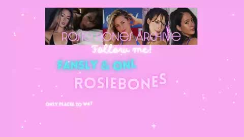 Rosie Bones online show from 22, 2, 2025