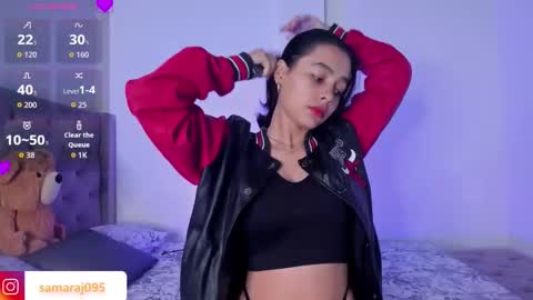 Snapshot of samara_jonnes_ chatting on 9, 2, 2026 Samara is my name a pleasure delighted that you are here leave your thumb up it is important to me online show from 9, 2, 2026