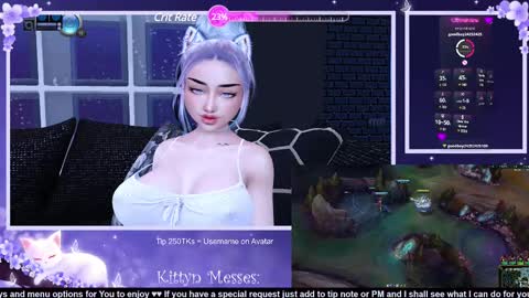 Snapshot of sassykittyn chatting on 11, 2, 2025 Sassy Sami Kittyn online show from 11, 2, 2025