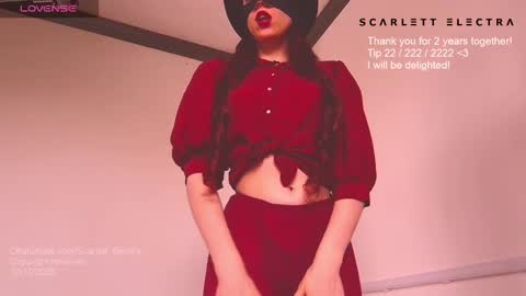 SCARLETT ELECTRA  -  online show from 10, 10, 2025
