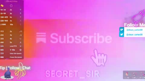 Dean Carter online show from 3, 7, 2026