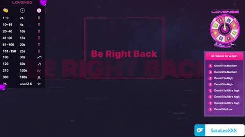 SeraLeeXXX online show from 5, 3, 2026