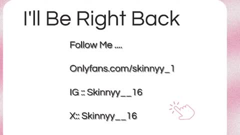 Skinnyy   online show from 19, 5, 2026