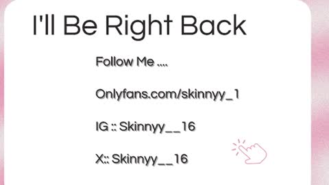Skinnyy   online show from 16, 6, 2026