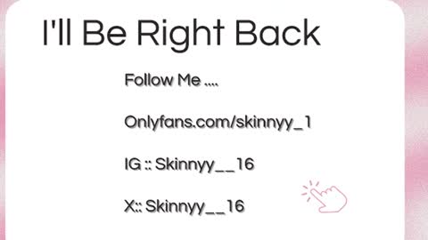 Skinnyy   online show from 16, 7, 2026