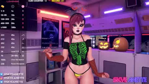 SkyeAnette online show from 18, 10, 2025