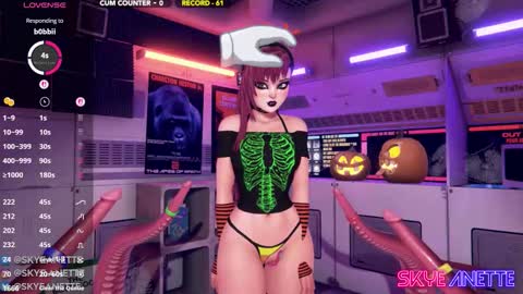 SkyeAnette online show from 20, 10, 2025