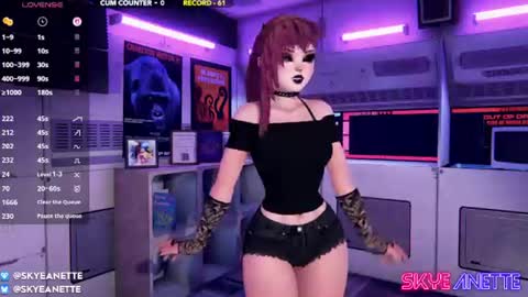 Snapshot of skyeanette chatting on 7, 8, 2026 SkyeAnette online show from 7, 8, 2026