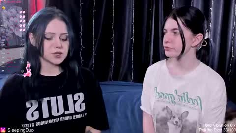 Snapshot of sleepingduo chatting on 19, 1, 2026 Hi We are Iva and Angela Nice to meet u 3 online show from 19, 1, 2026