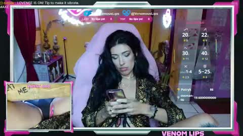VenomLips online show from 17, 12, 2025