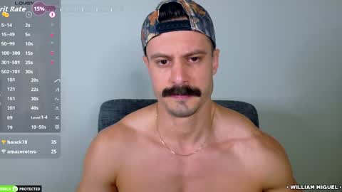Snapshot of willyumx chatting on 8, 7, 2026 William Miguel online show from 8, 7, 2026