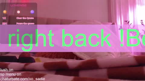 Xo Sadie online show from 1, 6, 2026