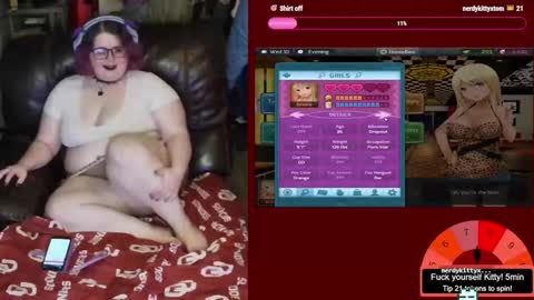 Snapshot of xonerdykitty chatting on 3, 3, 2026 Nerdykitty online show from 3, 3, 2026