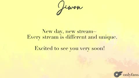 Snapshot of yourlovelykgirlfriend chatting on 17, 6, 2026 J i w o n online show from 17, 6, 2026