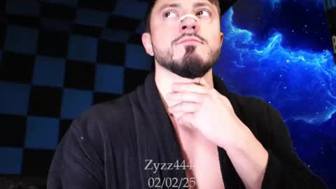 Snapshot of zyzz4444 chatting on 2, 2, 2025 Greek God online show from 2, 2, 2025