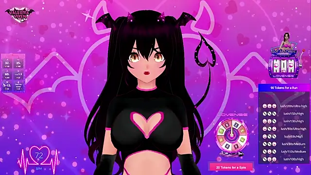 Snapshot of valeriyavixen chatting on 7, 3, 2025 valeriyavixen online show from 7, 3, 2025