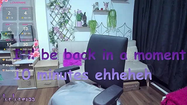 Snapshot of Lunlunera chatting on 20, 3, 2025 Lunlunera online show from 20, 3, 2025