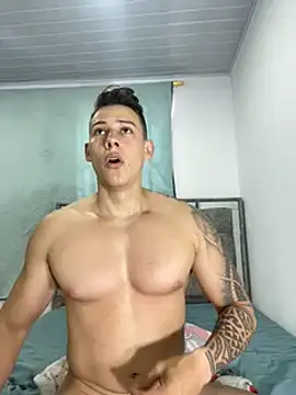 Muscle King Cum online show from 13, 1, 2025