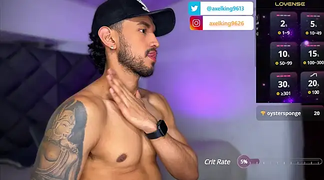 AxelKing1326 online show from 5, 1, 2025