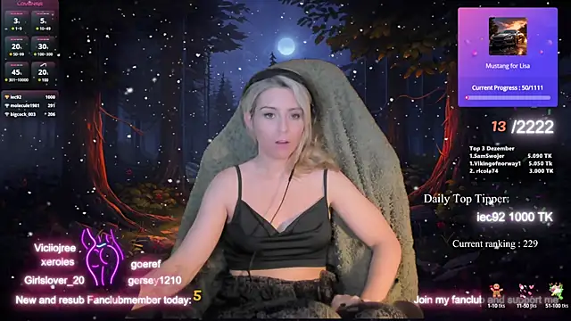 Snapshot of Lisaonthemoon chatting on 17, 12, 2024 Lisaonthemoon online show from 17, 12, 2024