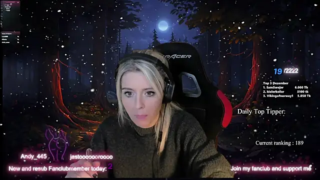 Snapshot of Lisaonthemoon chatting on 18, 12, 2024 Lisaonthemoon online show from 18, 12, 2024