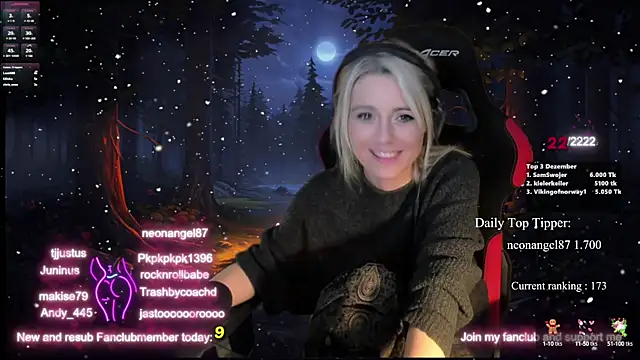 Snapshot of Lisaonthemoon chatting on 18, 12, 2024 Lisaonthemoon online show from 18, 12, 2024