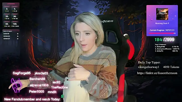 Snapshot of Lisaonthemoon chatting on 13, 2, 2025 Lisaonthemoon online show from 13, 2, 2025