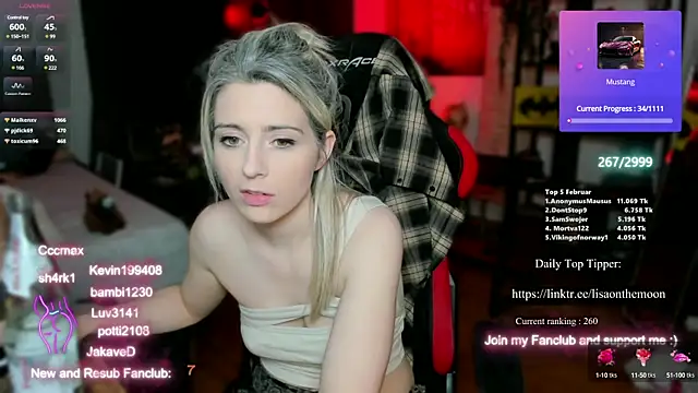 Snapshot of Lisaonthemoon chatting on 27, 2, 2025 Lisaonthemoon online show from 27, 2, 2025