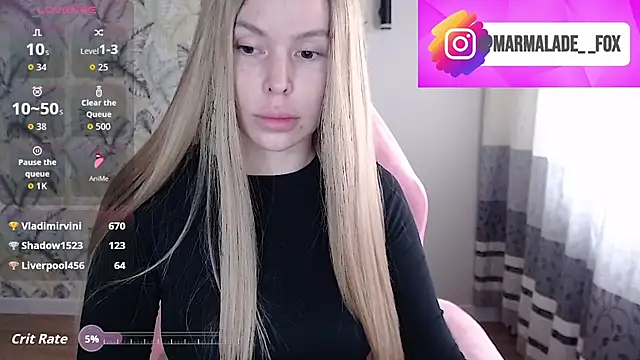 Marmalade Fox online show from 18, 4, 2026