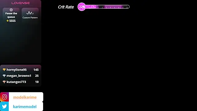 Snapshot of _karime_ chatting on 18, 2, 2025 karime online show from 18, 2, 2025