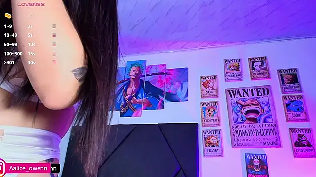 Aliceowenn online show from 3, 12, 2025