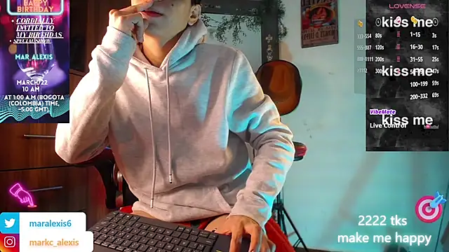 Snapshot of marckalexis chatting on 12, 3, 2025 marckalexis online show from 12, 3, 2025