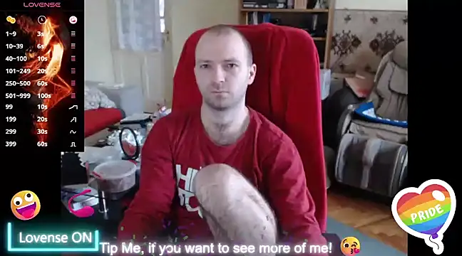 RealManHaveHairy online show from 28, 2, 2025