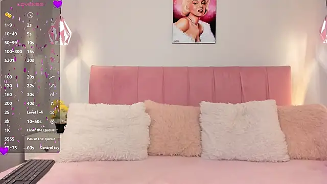 Snapshot of ScarletGV chatting on 14, 3, 2025 ScarletGV online show from 14, 3, 2025