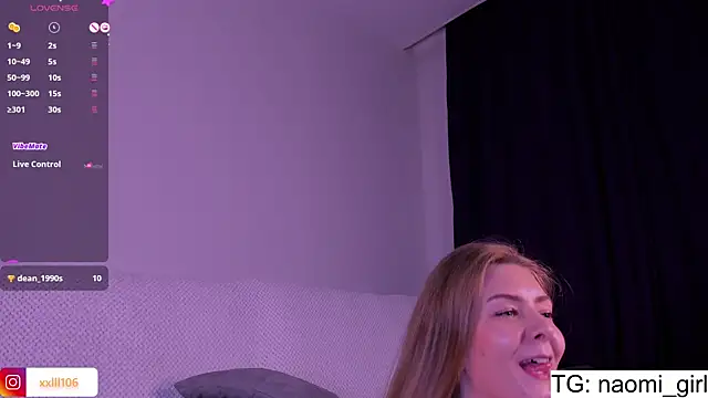 Naomi Girly online show from 2, 2, 2025