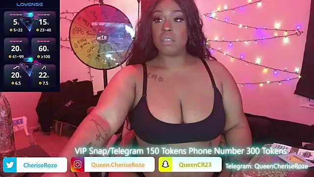 Snapshot of cheriserozequeen chatting on 17, 12, 2024 cheriserozequeen online show from 17, 12, 2024
